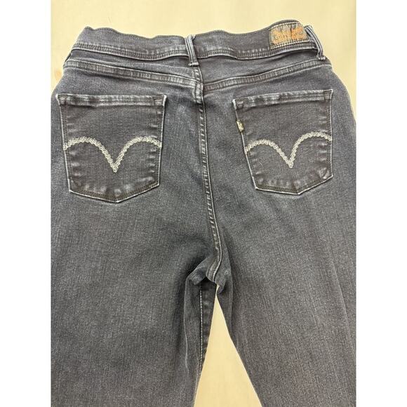 Levi's 512 Perfectly Slimming Bootcut Jeans High Rise Women 30 * 26 (hemmed) - Picture 11 of 12